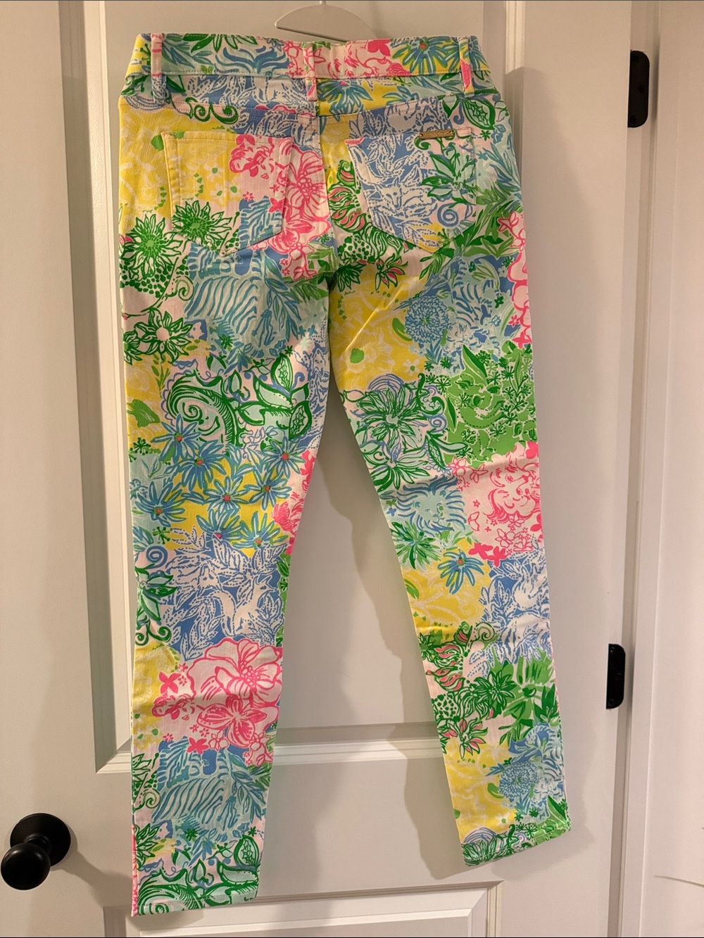 Lilly Pulitzer South Ocean Skinny jean in Multi Cheek to Cheek print - Picture 3 of 11